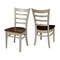 International Concepts Set of 2 Emily Side Chairs, Antiqued Almond/Espresso C12-617P - alternate 10